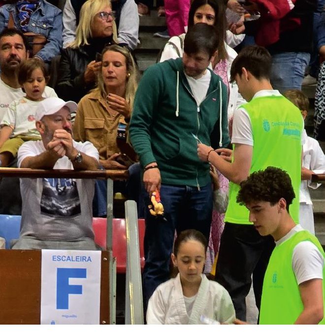 Voluntario gradas